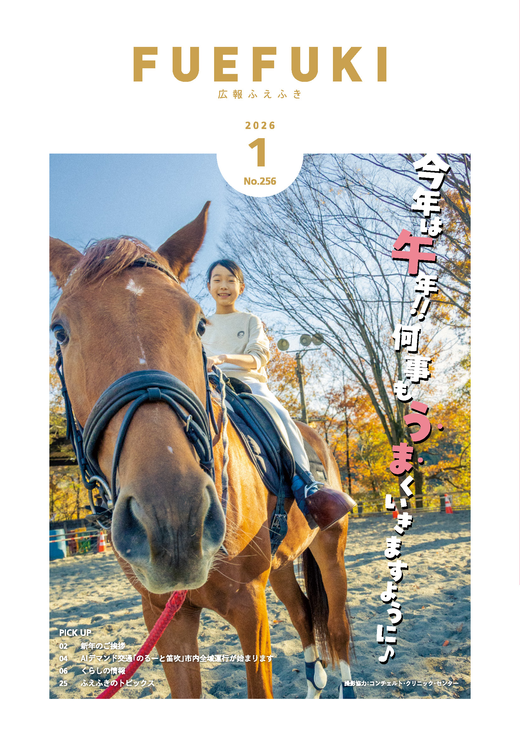 広報ふえふき1月号表紙