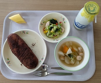 ココア揚げパン