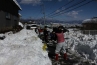 地域で除雪(平成26年2月16日撮影)